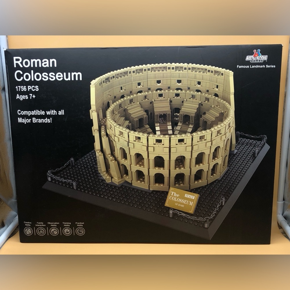 Roman Colosseum Building Block Set – 1756pcs